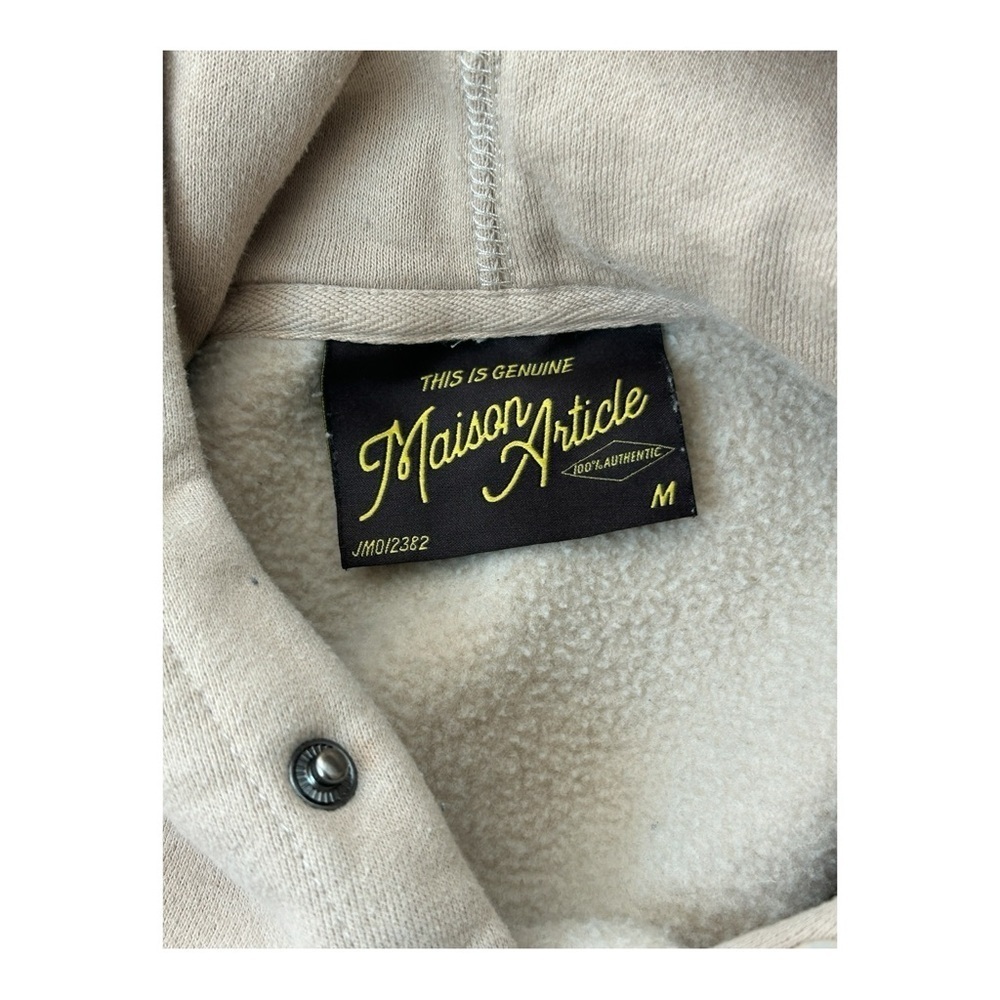Vintage Maison Article Women's Hoodie Tan /Sz: M‎ / Unisex - Picture 4 of 8